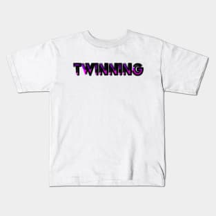 Twinning Purple and Pink Kids T-Shirt